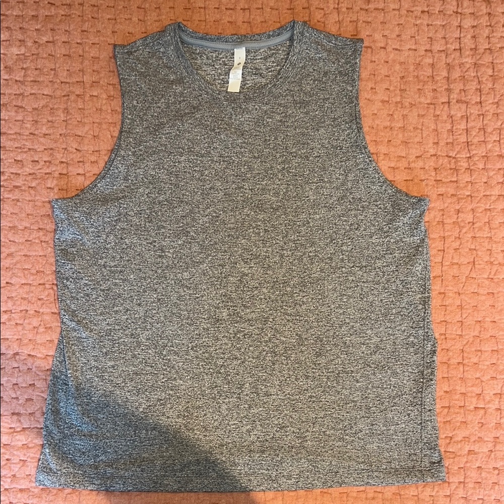 lululemon athletica Gray Heather Muscle Tank